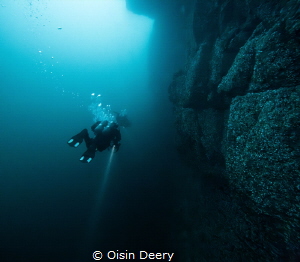 Ascent from a 65 meter (215 ft) dive on the Dufferin Wall... by Oisin Deery 